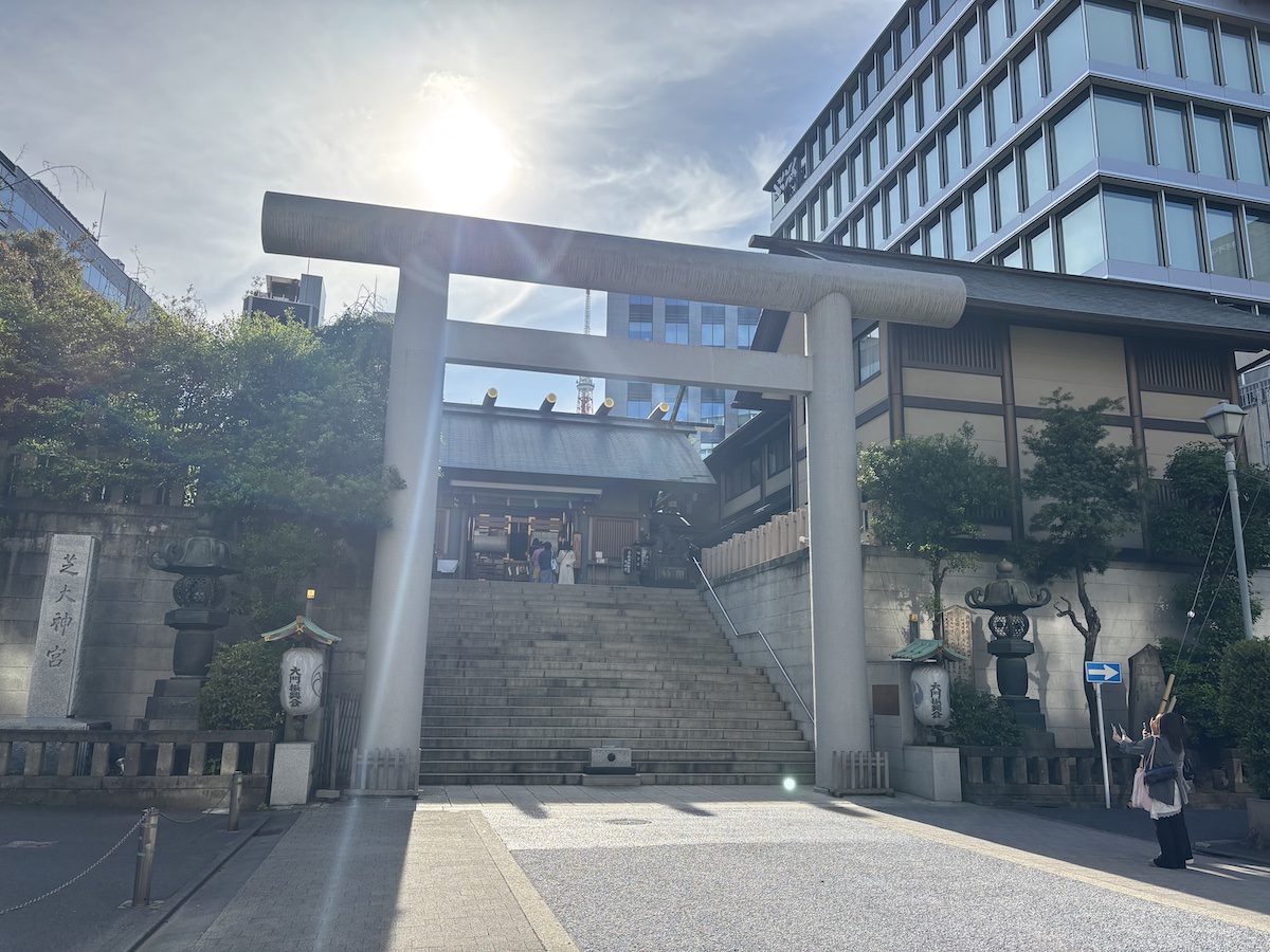 芝大神宮の鳥居